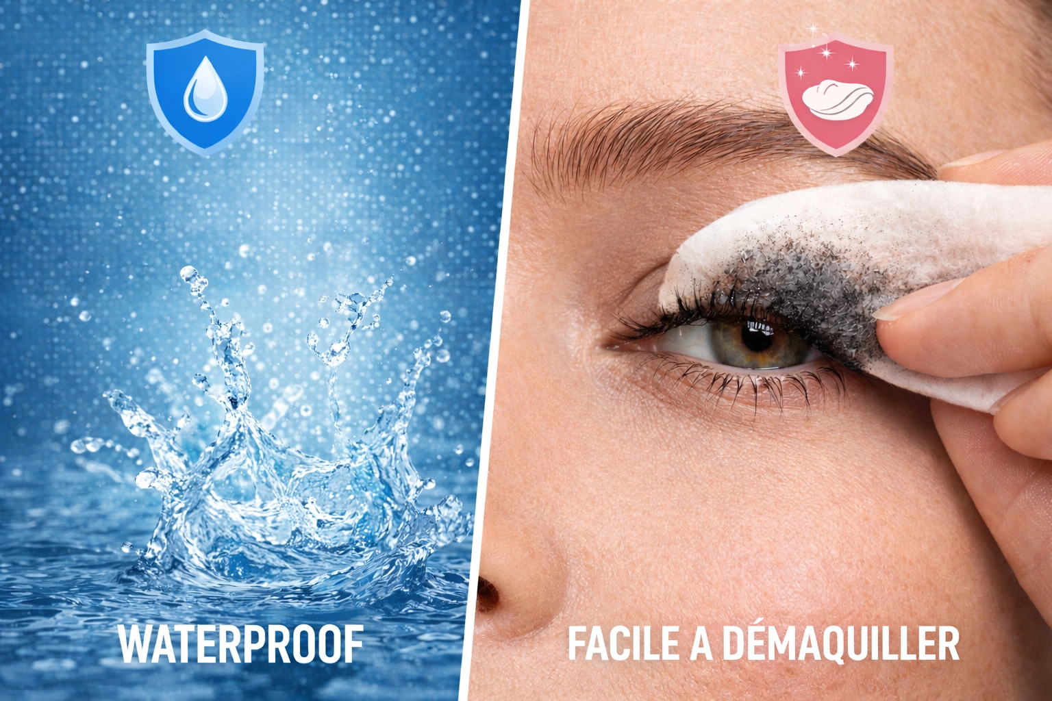 Mascara waterproof facile a demaquiller